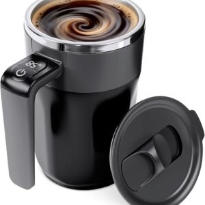 Bear Bottom Antiques, Stainless Steel Automatic Stirring Coffee Mug