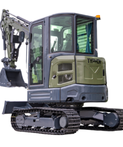 TYPHON KUVOU 4.0 mini excavator Kubota D1703 Diesel engine with 4Ton Operating Weight AC/ Heater - Image 29