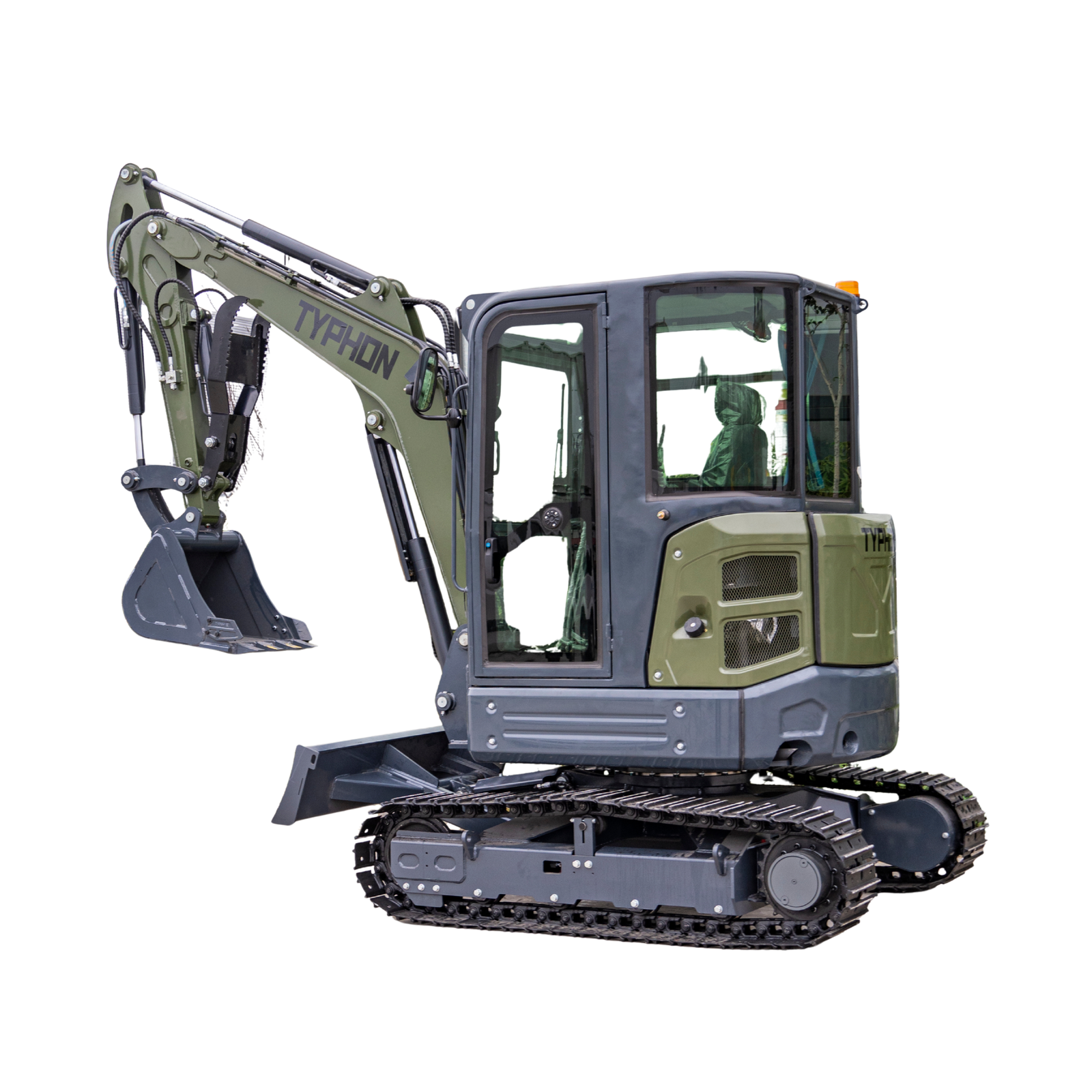 TYPHON KUVOU 4.0 mini excavator Kubota D1703 Diesel engine with 4Ton Operating Weight AC/ Heater - Image 20