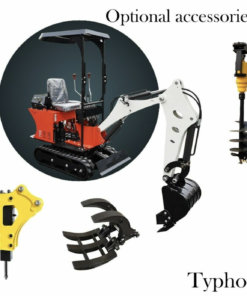 Brand New TYPHON TERROR VIII 800kg Mini Excavator - Image 16