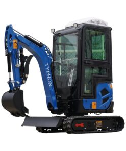4000 lb TYPHON TERROR XVII Cabin Mini Excavator Kubota D902 - Image 5