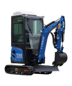 4000 lb TYPHON TERROR XVII Cabin Mini Excavator Kubota D902 - Image 10