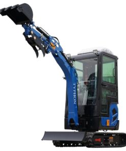 4000 lb TYPHON TERROR XVII Cabin Mini Excavator Kubota D902 - Image 8