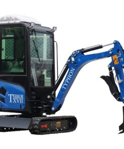 4000 lb TYPHON TERROR XVII Cabin Mini Excavator Kubota D902 - Image 6