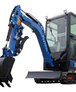 4000 lb TYPHON TERROR XVII Cabin Mini Excavator Kubota D902 - Image 11