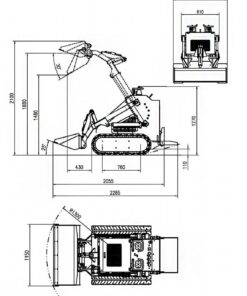 TYPHON STOMP 22.1 HP Tracked Skid-Steer Loader Honda Engine - Image 7