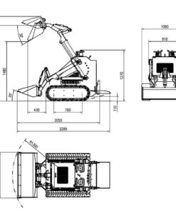 Brand New TYPHON STOMP 2,000lbs Mini Skid Steer 23HP Gas EPA Engine USA - Image 11