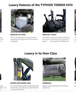 NEW 4,000lb TYPHON TERROR XVIII Mini Excavator Kubota Engine - Image 13