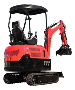 4,000 lb TYPHON TERROR XX RED Mini Excavator Kubota D902 Engine - Image 10