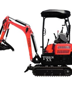 4,000 lb TYPHON TERROR XX RED Mini Excavator Kubota D902 Engine - Image 8