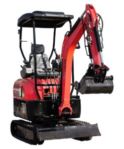 4,000 lb TYPHON TERROR XX RED Mini Excavator Kubota D902 Engine - Image 5