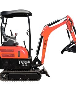 4,000 lb TYPHON TERROR XX RED Mini Excavator Kubota D902 Engine - Image 6
