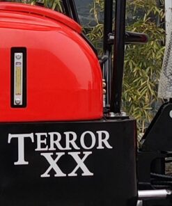 4,000 lb TYPHON TERROR XX RED Mini Excavator Kubota D902 Engine - Image 9