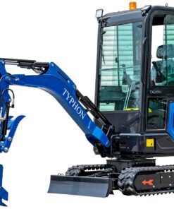 Alternative view of TYPHON 18 FLEX PRO 1.8 Ton Mini Excavator 12 attachments