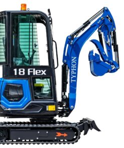 TYPHON 18 FLEX PRO 1.8 Ton Mini Excavator 12 attachments - Image 12