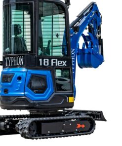TYPHON 18 FLEX PRO 1.8 Ton Mini Excavator 12 attachments - Image 14