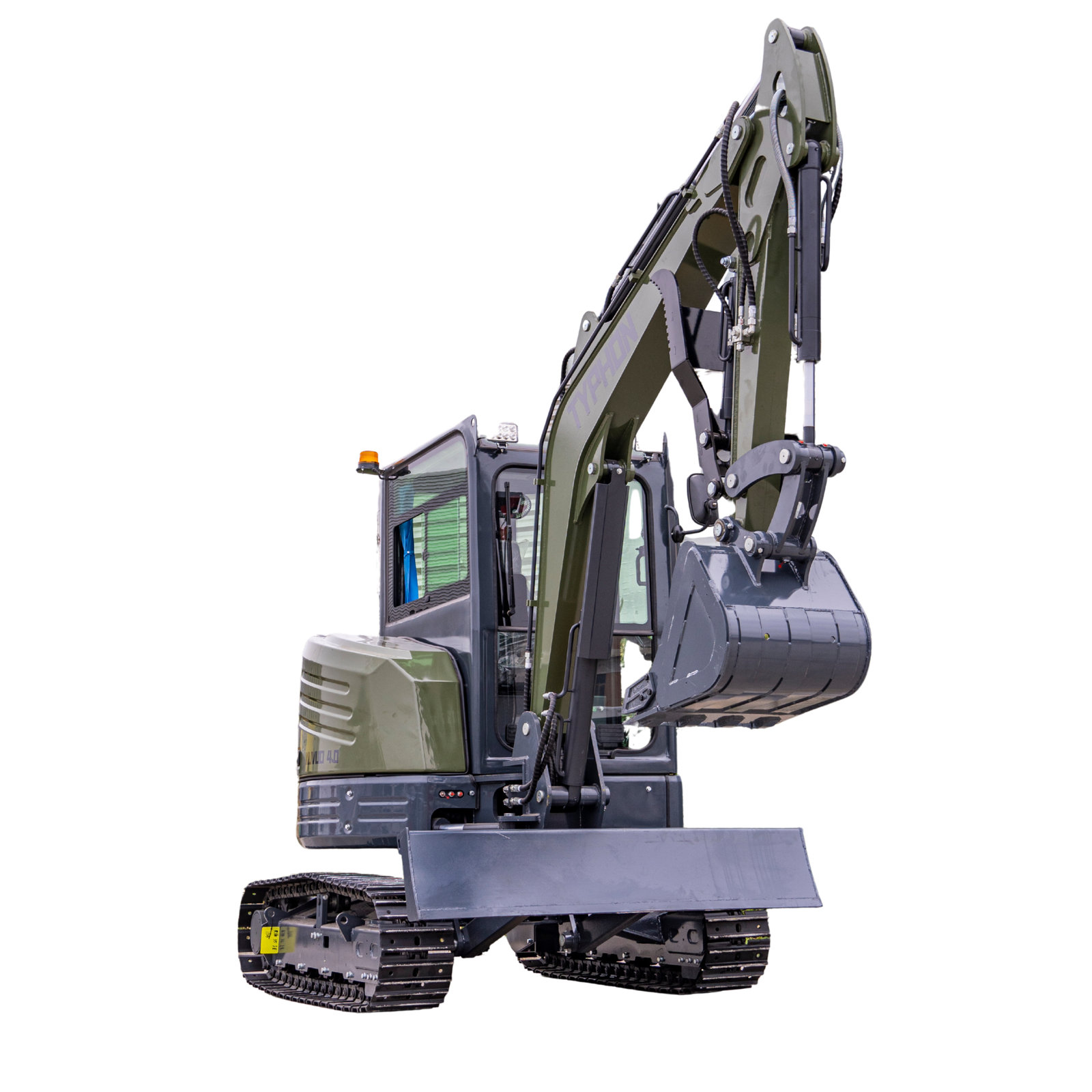 TYPHON KUVOU 4.0 mini excavator Kubota D1703 Diesel engine with 4Ton Operating Weight AC/ Heater - Image 27