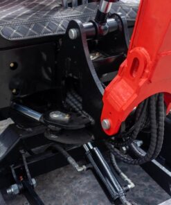 New 4,000 lb TYPHON Lux Mini Excavator Rubber Track with Kubota Diesel Engine - Image 10