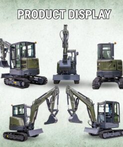 TYPHON KUVOU 4.0 mini excavator Kubota D1703 Diesel engine with 4Ton Operating Weight AC/ Heater - Image 15