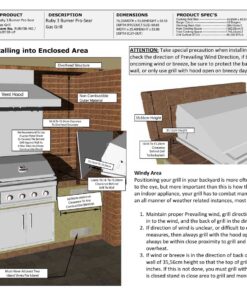 Sunstone Ruby 3 Burner Gas Grill - Image 7
