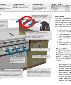 Sunstone Ruby 5 Burner Gas Grill With Infrared - Image 7