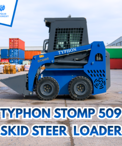 TYPHON STOMP 509 Mini Skid Steer 1.4ton with Kubota D1105  25hp  water cooled 4-Cycle Diesel engine - Image 7