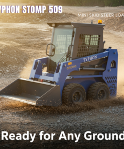 TYPHON STOMP 509 Mini Skid Steer 1.4ton with Kubota D1105  25hp  water cooled 4-Cycle Diesel engine - Image 12