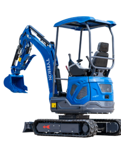 New TYPHON TERROR XIX STORM Mini Excavator 4000lbs 20.4hp Kubota D902 engine  Trench Digger with Boom Swing, Canopy, Retractable Tracks - Image 4
