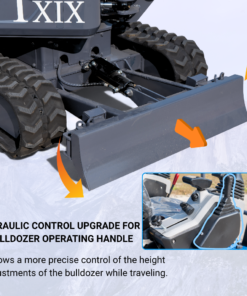 New TYPHON TERROR XIX STORM Mini Excavator 4000lbs 20.4hp Kubota D902 engine  Trench Digger with Boom Swing, Canopy, Retractable Tracks - Image 18
