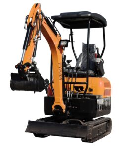4,000 lb TYPHON TERROR XX Yellow Mini Excavator Kubota D902 Engine - Image 5