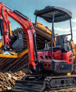 New 4,000 lb TYPHON Lux Mini Excavator Rubber Track with Kubota Diesel Engine - Image 11