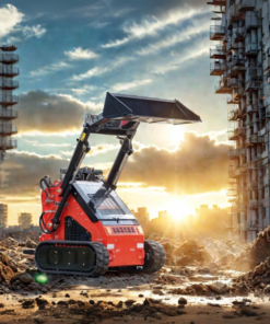 New TYPHON STOMP 1,800lbs Mini Skid Steer 21HP Honda Engine - Image 30