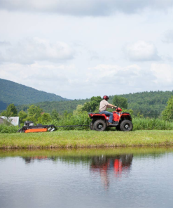 Alternative view of DR Field and Brush Mower – 44" Tow-Behind Brush Cutter