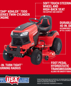 Craftsman T2400 – 46" Hydrostatic Gas Riding Mower - Image 4