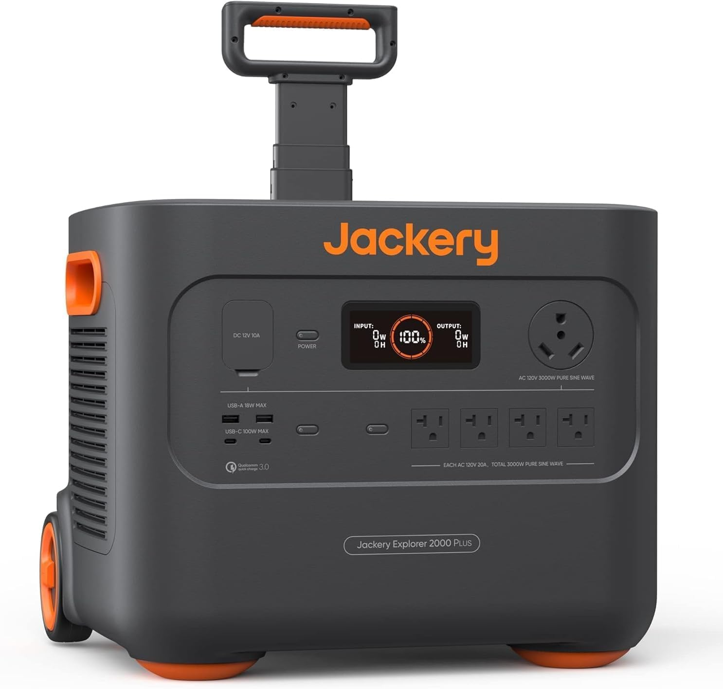 Jackery Solar Generator 4000 Kit (Explorer 2000 Plus + 1X PackPlus E2000 Plus Expandable Battery + 2X200W Solar Panel)