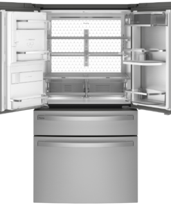 Alternative view of GE Profile 27.9 cu ft Smart Fingerprint Resistant French Door Refrigerator, Stainless Steel