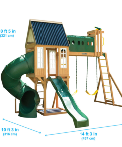 KidKraft Skyway Resort Wooden Swing Set - Image 3