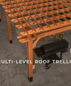 Backyard Discovery 20′ x 12′ Beaumont Pergola – Premium Cedar Wood, Sturdy & Elegant Design - Image 4