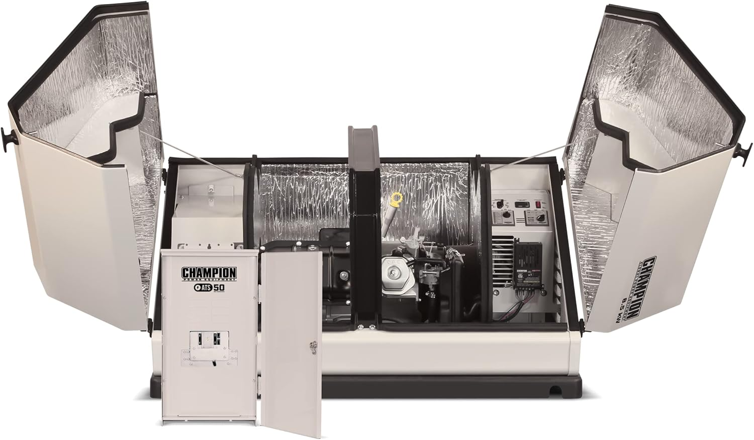 Champion Power Equipment 8.5kW Home Standby Generator with ATS50 Outdoor Rated Automatic Transfer Switch - Image 3