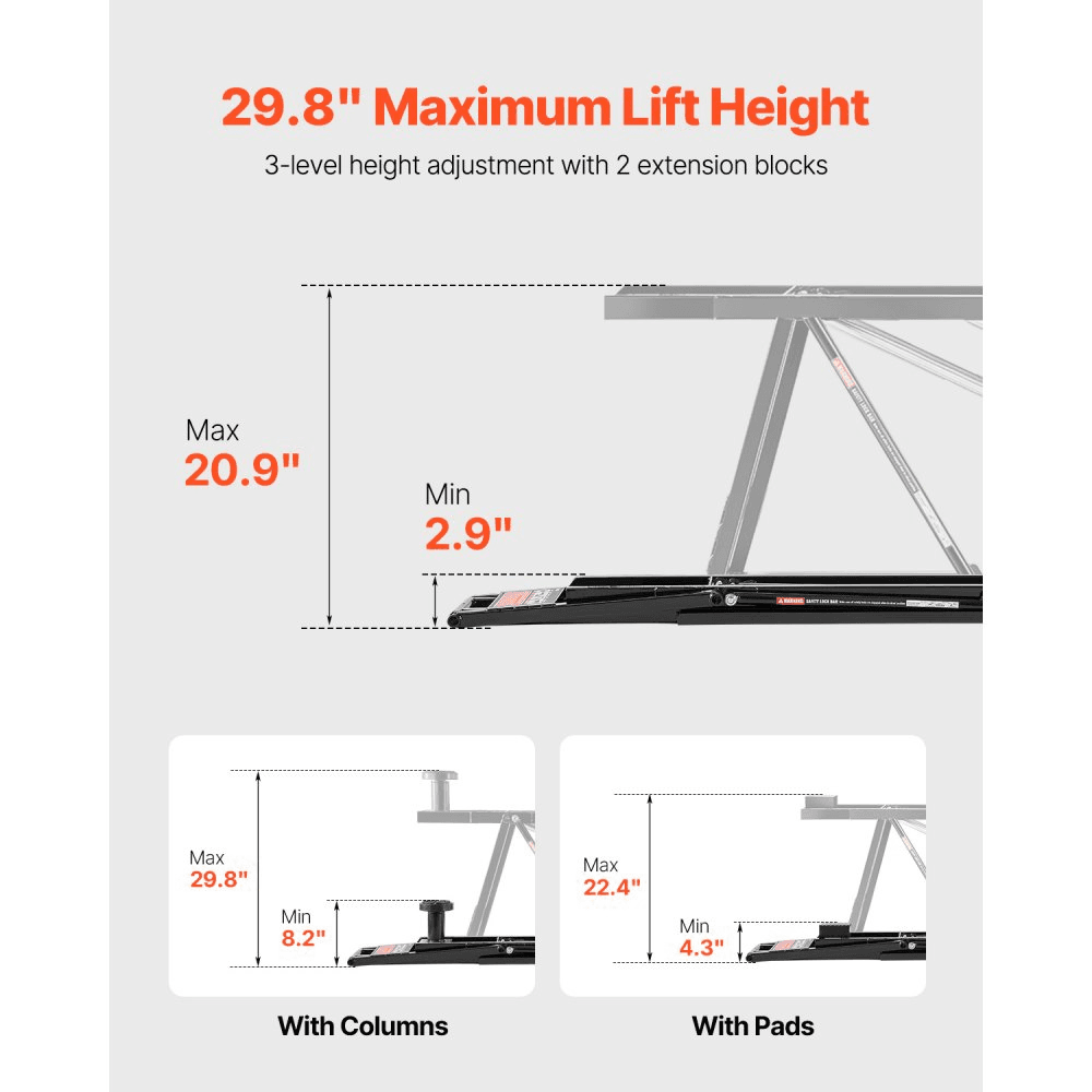 5,000 LB Adjustable Car Lift with Remote Control – Perfect for Home Garages - Image 12