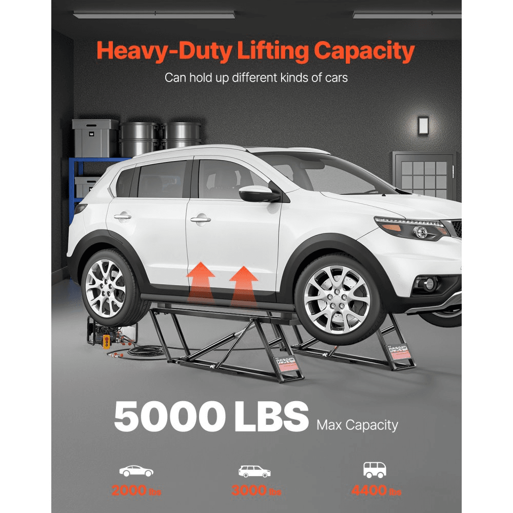 5,000 LB Adjustable Car Lift with Remote Control – Perfect for Home Garages - Image 2