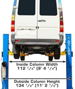 Alternative view of  Atlas Automotive Equipment Atlas Equipment BP10000X Commercial Grade Baseplate 10 000 Lb. Capacity 2-Post Lift