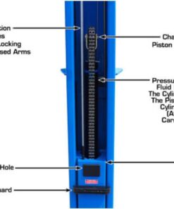 Atlas Automotive Equipment Atlas Equipment BP10000X Commercial Grade Baseplate 10 000 Lb. Capacity 2-Post Lift - Image 3