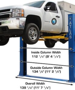 Atlas Automotive Equipment Atlas Equipment BP10000X Commercial Grade Baseplate 10 000 Lb. Capacity 2-Post Lift - Image 6