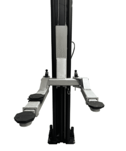 Asymmetric 2 Post Car Lift Clear Floor 9,000 lbs. Capacity Heavy Duty in Black - Image 5
