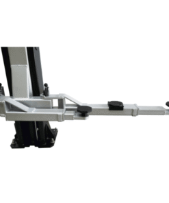 Asymmetric 2 Post Car Lift Clear Floor 9,000 lbs. Capacity Heavy Duty in Black - Image 7