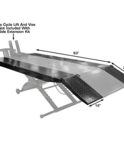 Alternative view of Atlas Motorcycle Lift W Side Extension Kit