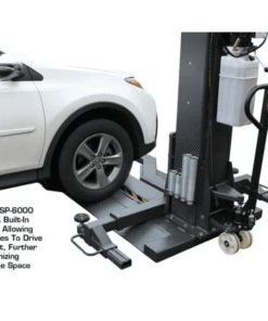 Alternative view of Atlas Single-Post Lift 6000 Lb - Capacity Portable – ATEXH-PSP-6000-FPD