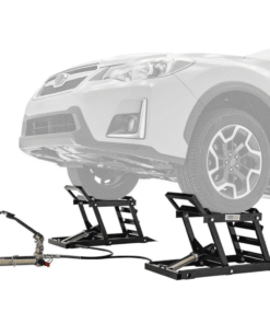 Black Widow Hydraulic Underbody Access Car Lift with Ramp – 3,000 LB. Capacity per Pair