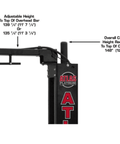 Platinum 10000 LB Certified 2-Post Lift – Atlas PVL-10 - Image 4